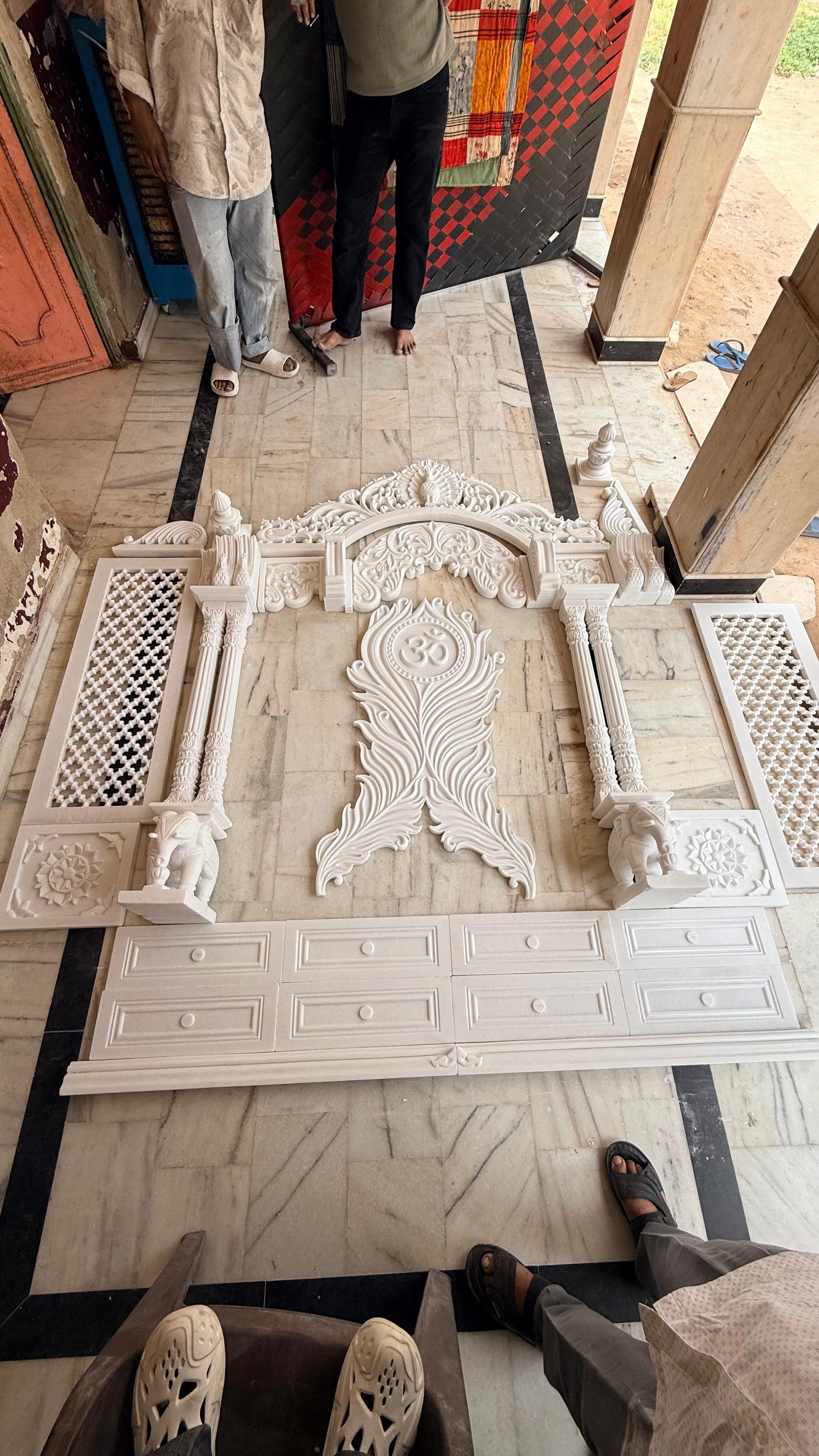 Marble manufacturing process